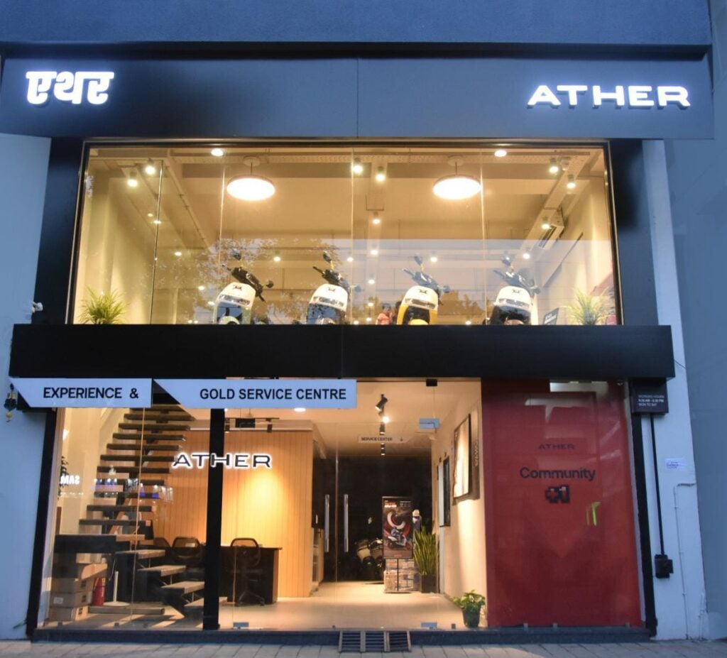 Ather Energy Crosses 500 Experience Centres in India