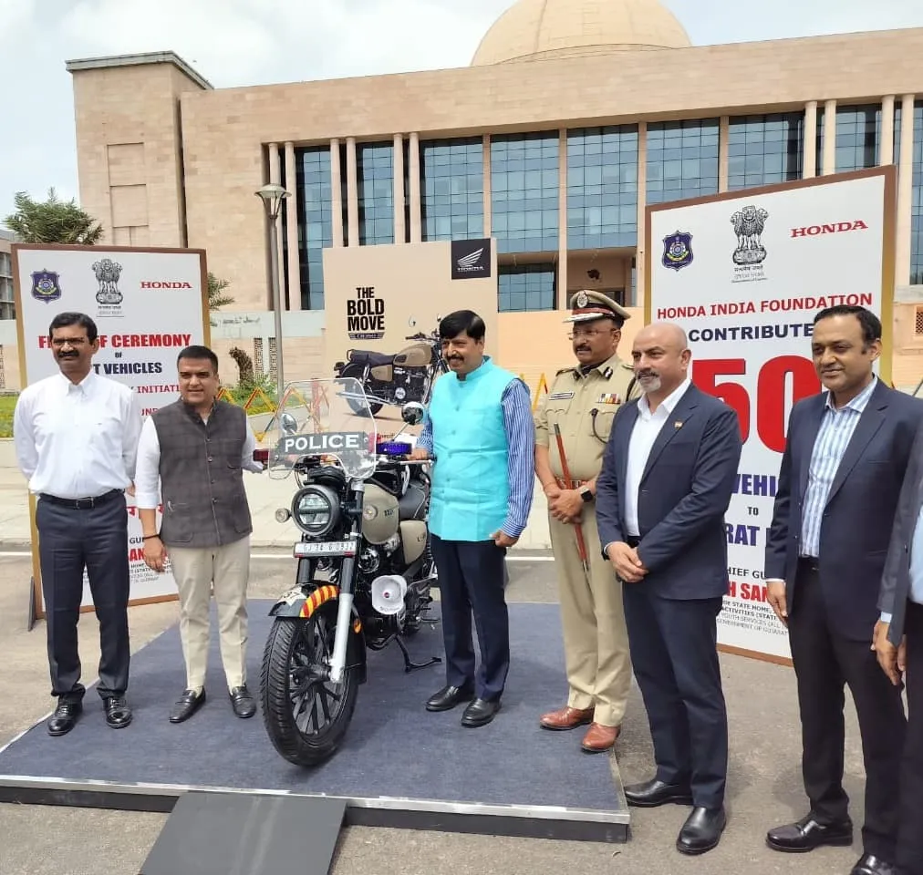 Honda CB350 QRT Vehicles Boost Gujarat Police Response
