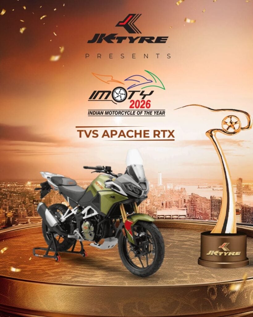 TVS Apache RTX Wins IMOTY 2026: Check Finalists and Award Details