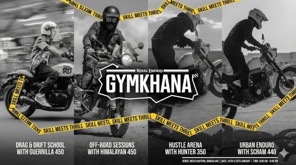 Royal Enfield Gymkhana Bangalore 2026: Dates, Venue, and Activities