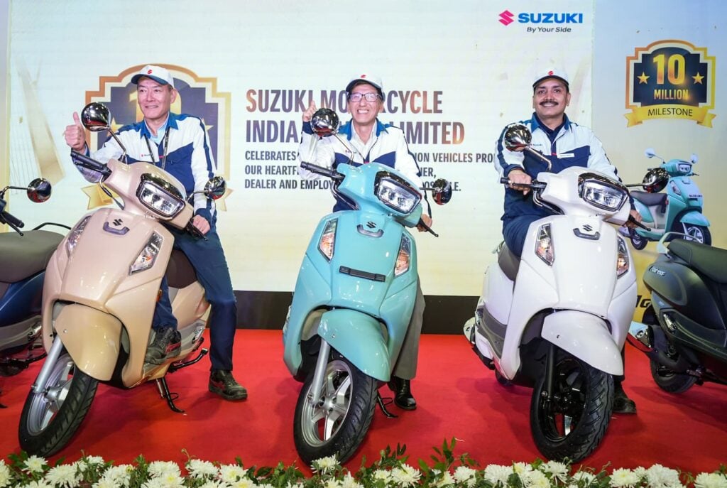 Suzuki Motorcycle India Achieves 10 Million Units Production Milestone
