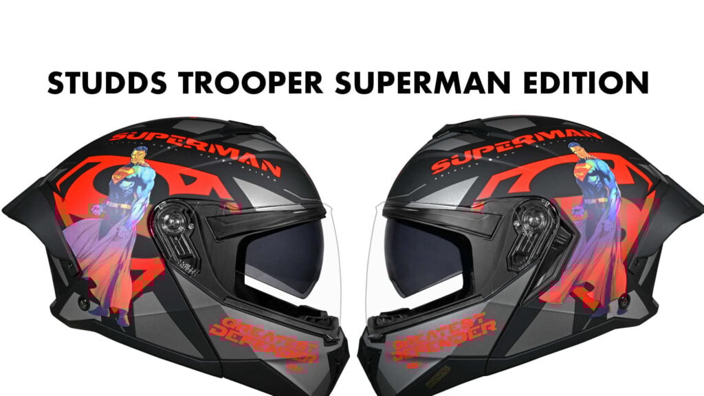 STUDDS Trooper Superman Edition Helmet Launched in India | Price & Specs
