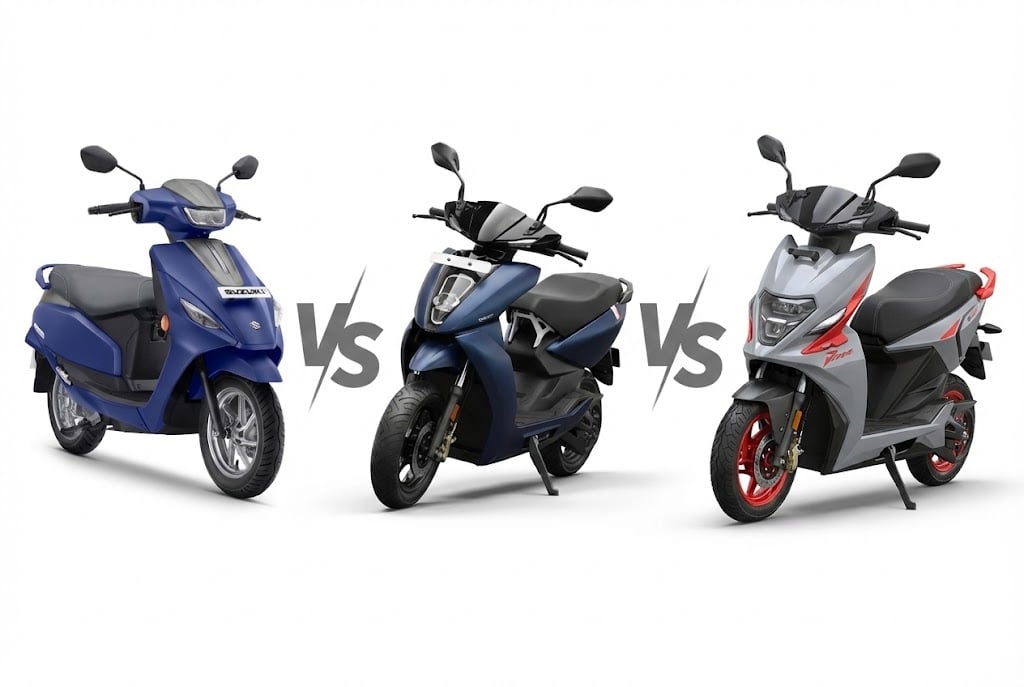 Suzuki e-Access Price Comparison: vs Simple One Gen 2 and Ather 450X