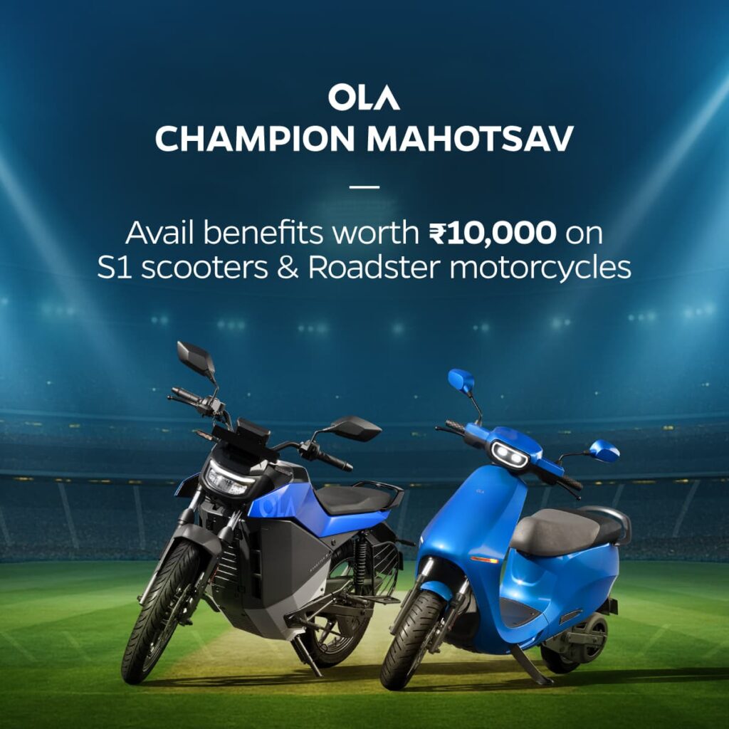 Ola Electric Announces Rs 10,000 Benefits Following India’s T20 World Cup Win