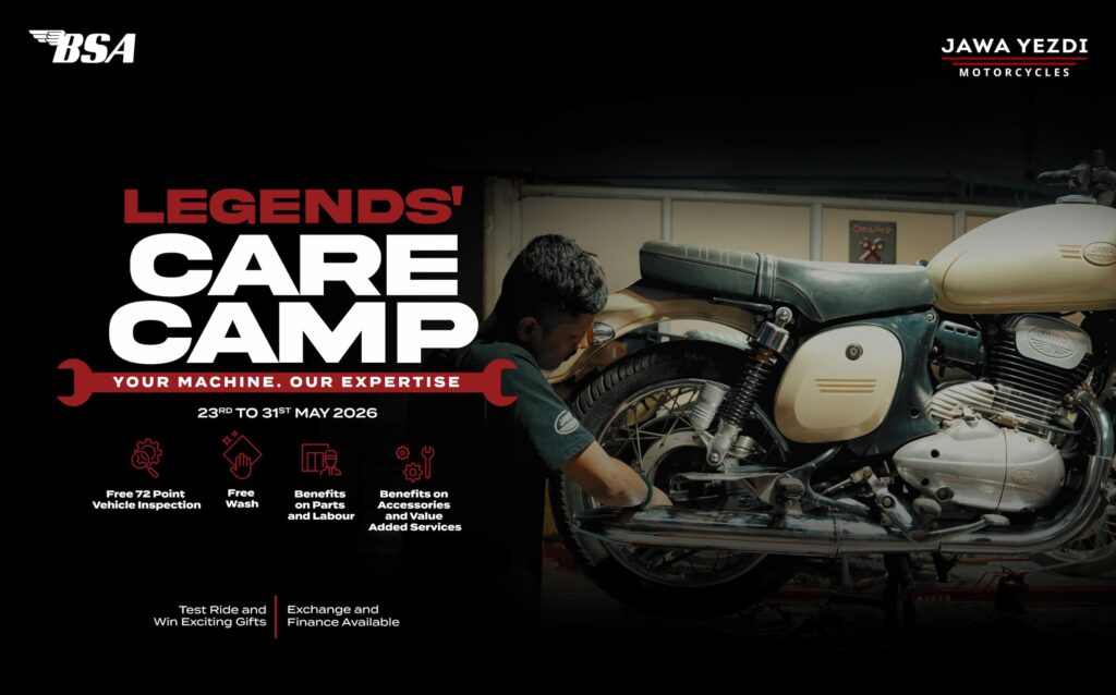 Classic Legends Service Camp for Jawa, Yezdi & BSA (May 23-31, 2026)
