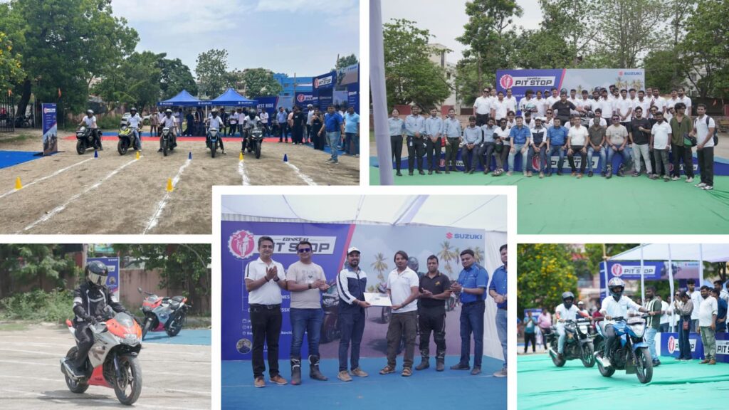 Suzuki 2 Wheelers conducts GIXXER Pit Stop in Ranchi, Jharkhand